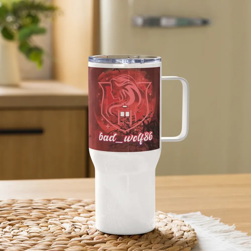 Travel mug w/ handle BadWolf product image (11)