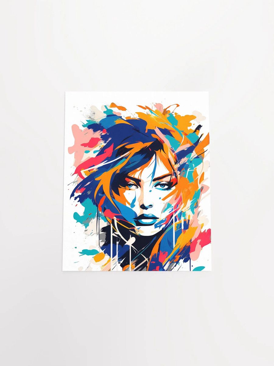 Abstract Woman v10 - Vintage Style Poster - Girly - Small and Standard Sizes - 8x10-11x14-12x16-16x20 Inches product image (4)