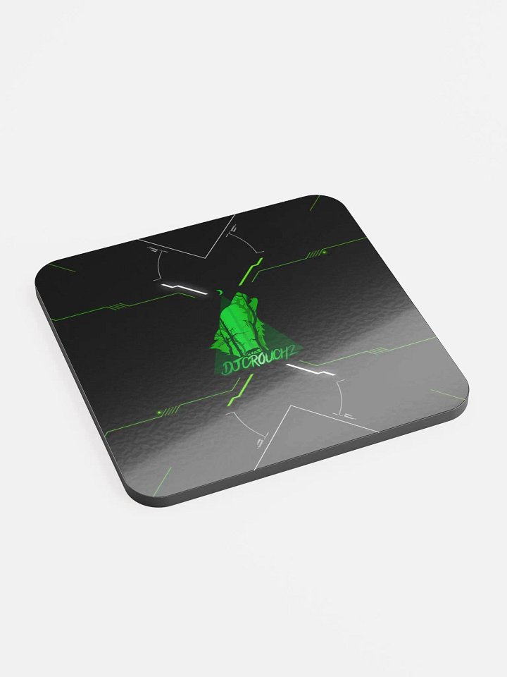 Howling Wolf Glossed Cork Coaster product image (1)