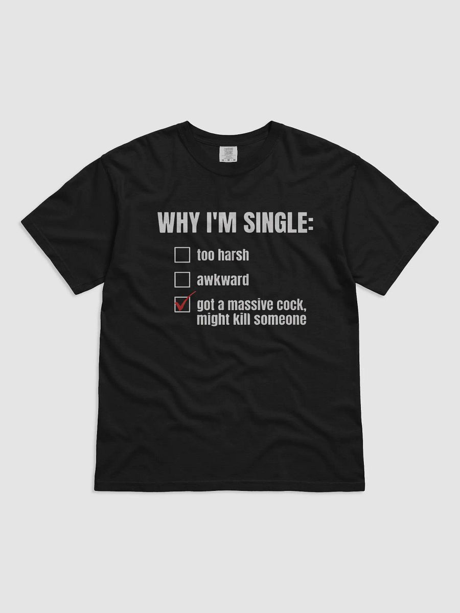 Why I'm Single Funny Adult Humor T-Shirt product image (1)