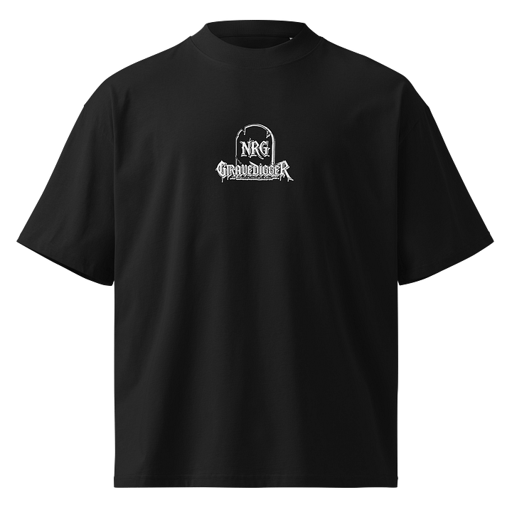 To Sleep. To Die. Oversized Tee - Black product image (1)