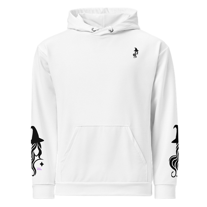 Grace Meets Grit — The White Tiger Bloom Hoodie product image (1)