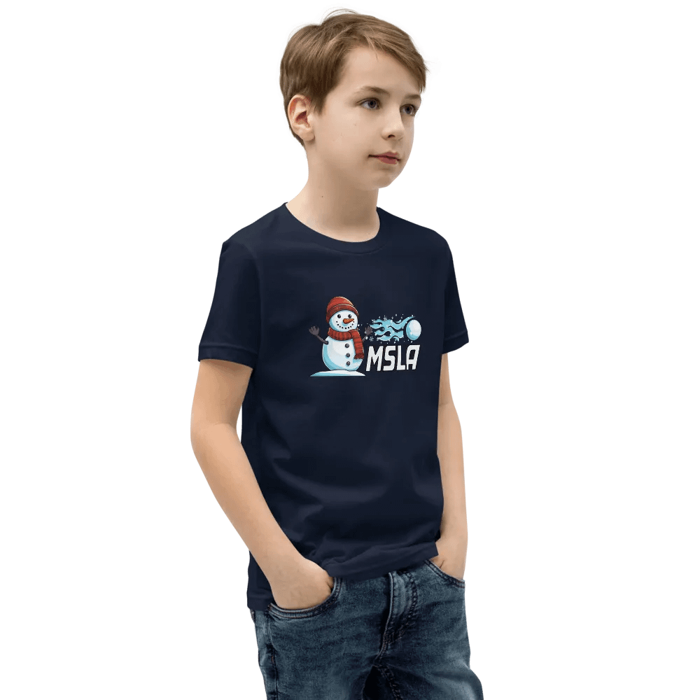 MSLA Holiday Snowman Kids T-Shirt product image (31)