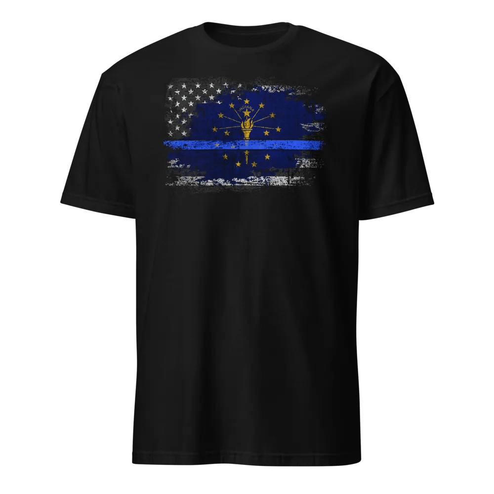 Indiana Thin Blue Line Flag product image (1)
