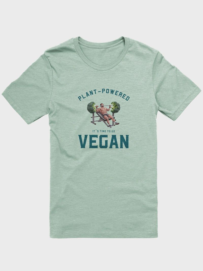 Plant Powered Vegan T-Shirt - 'It's Time to Go Vegan