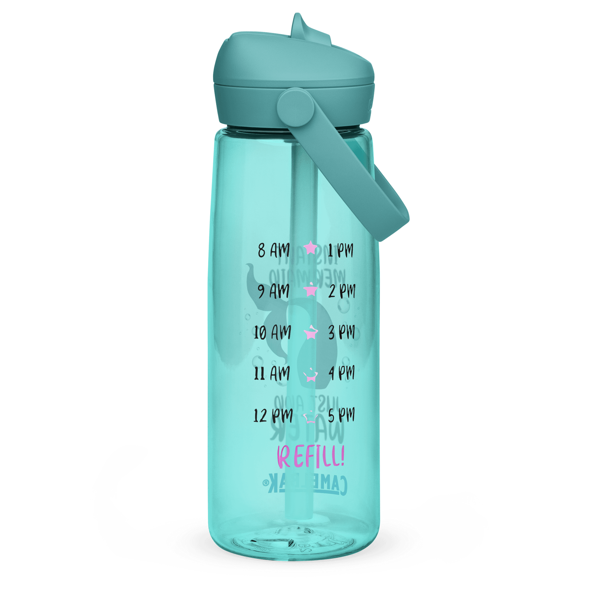 Instant Mermaid Flip Straw Water Bottle product image (2)