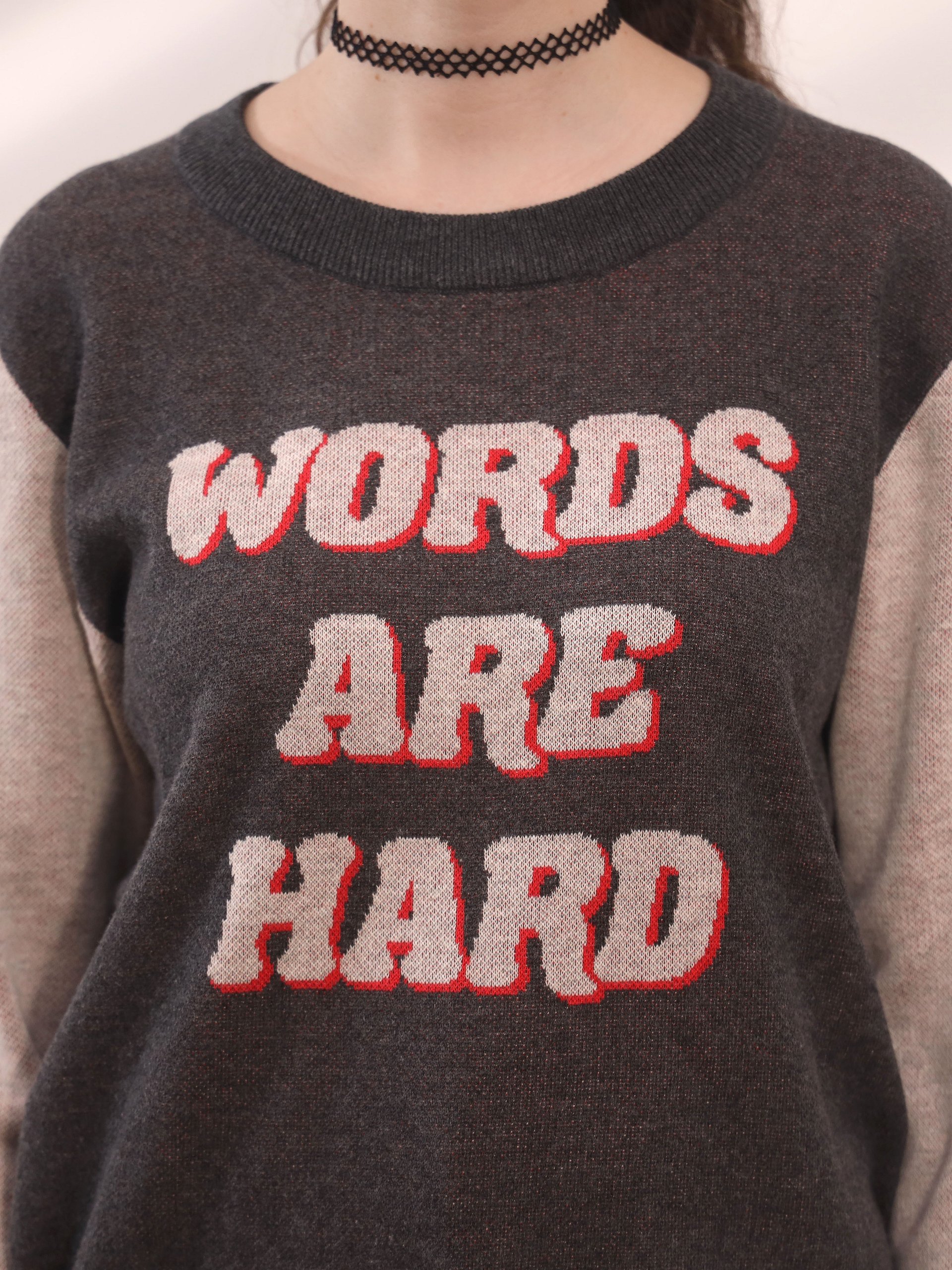 Retro Words Are Hard Sweater product image (3)
