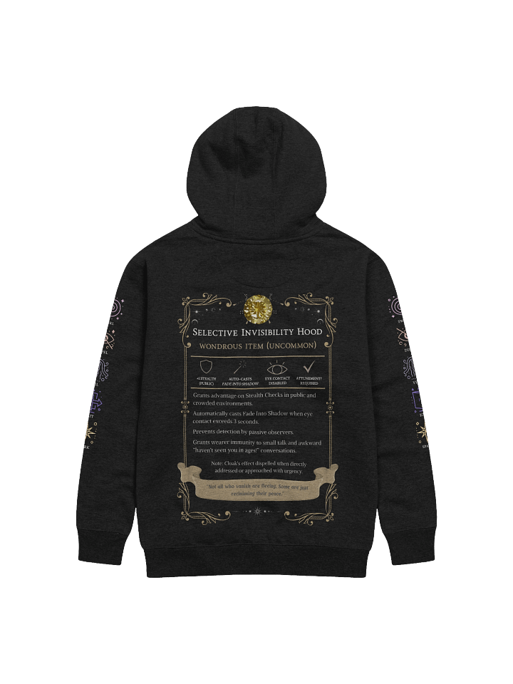 Spellshield Hoodie: Invisibility product image (2)