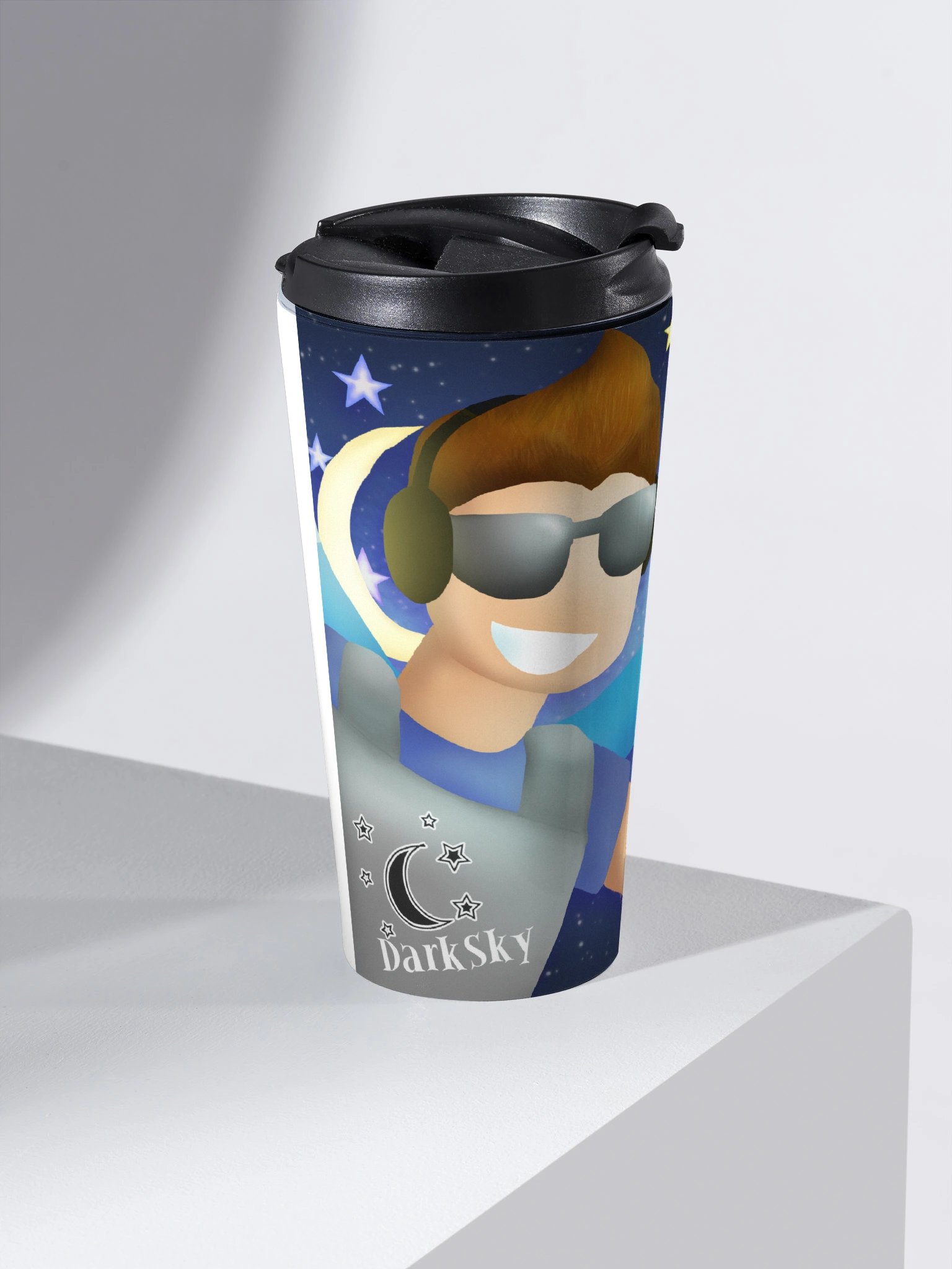 DarkSky All-Over-Print Stainless Steel Travel Mug product image (2)