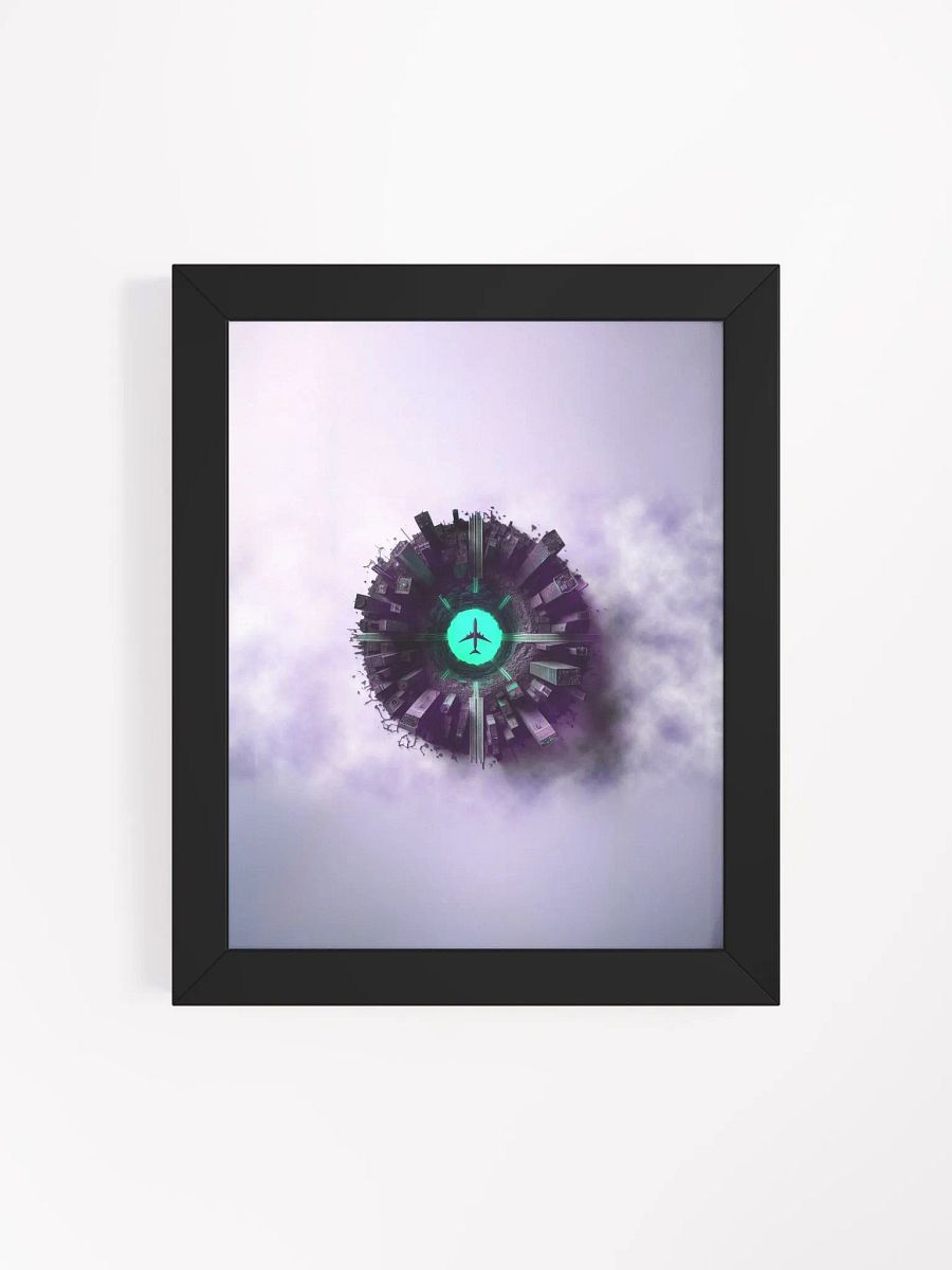 Framed Purple City Poster product image (38)