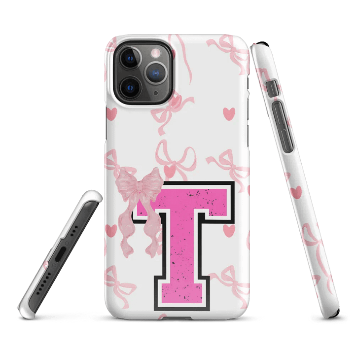 Trendy T Pink Bow Snap Case for iPhone® product image (2)