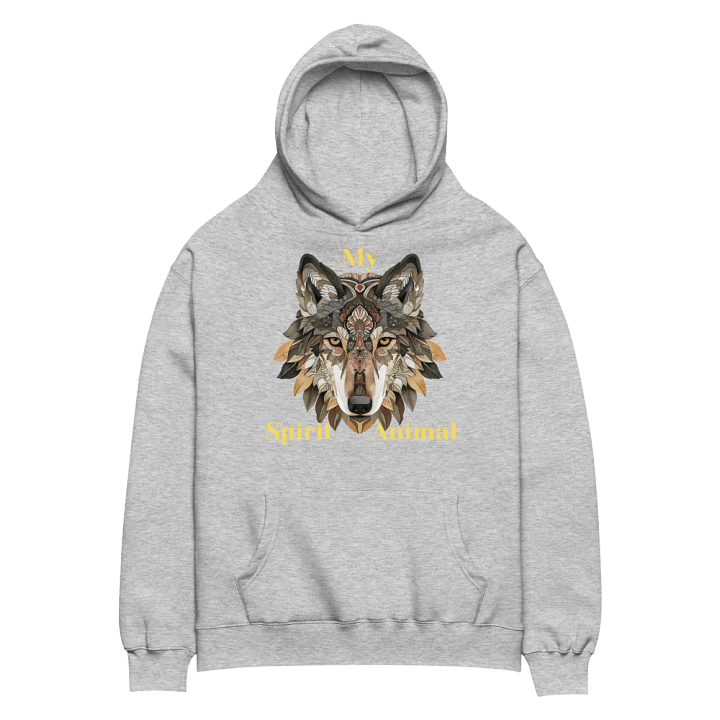 Spirit Wolf Oversized Hoodie product image (29)