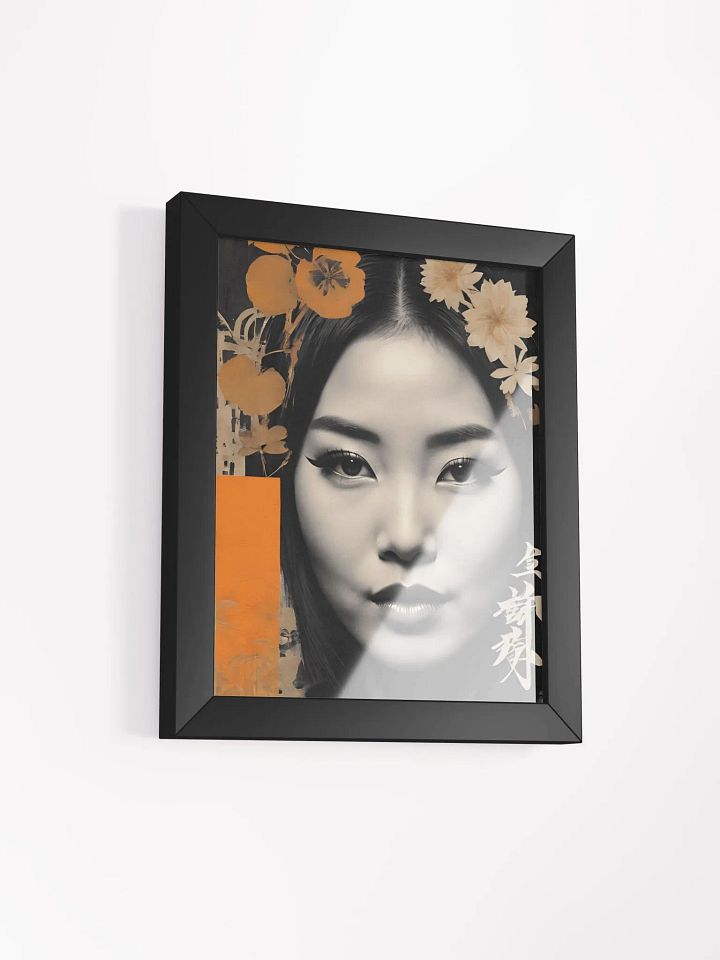 Floral Fusion: Asian-Inspired Framed Art Print product image (25)