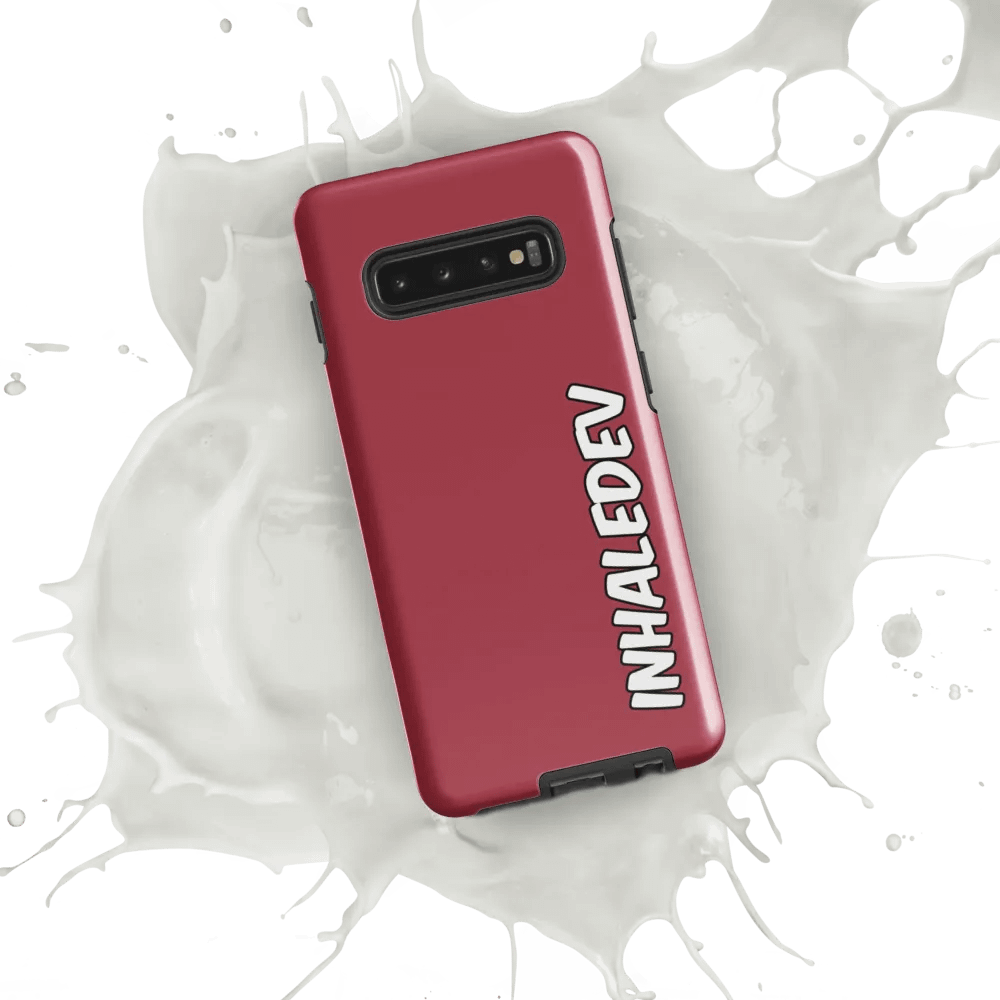 Red InhaleDev Samsung Tough Case product image (9)