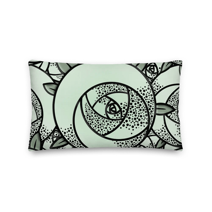 Rose pattern pillow product image (2)