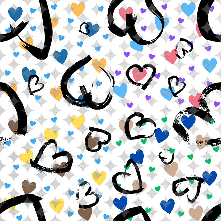 Hearts Are Wild Seamless Pattern product image (1)