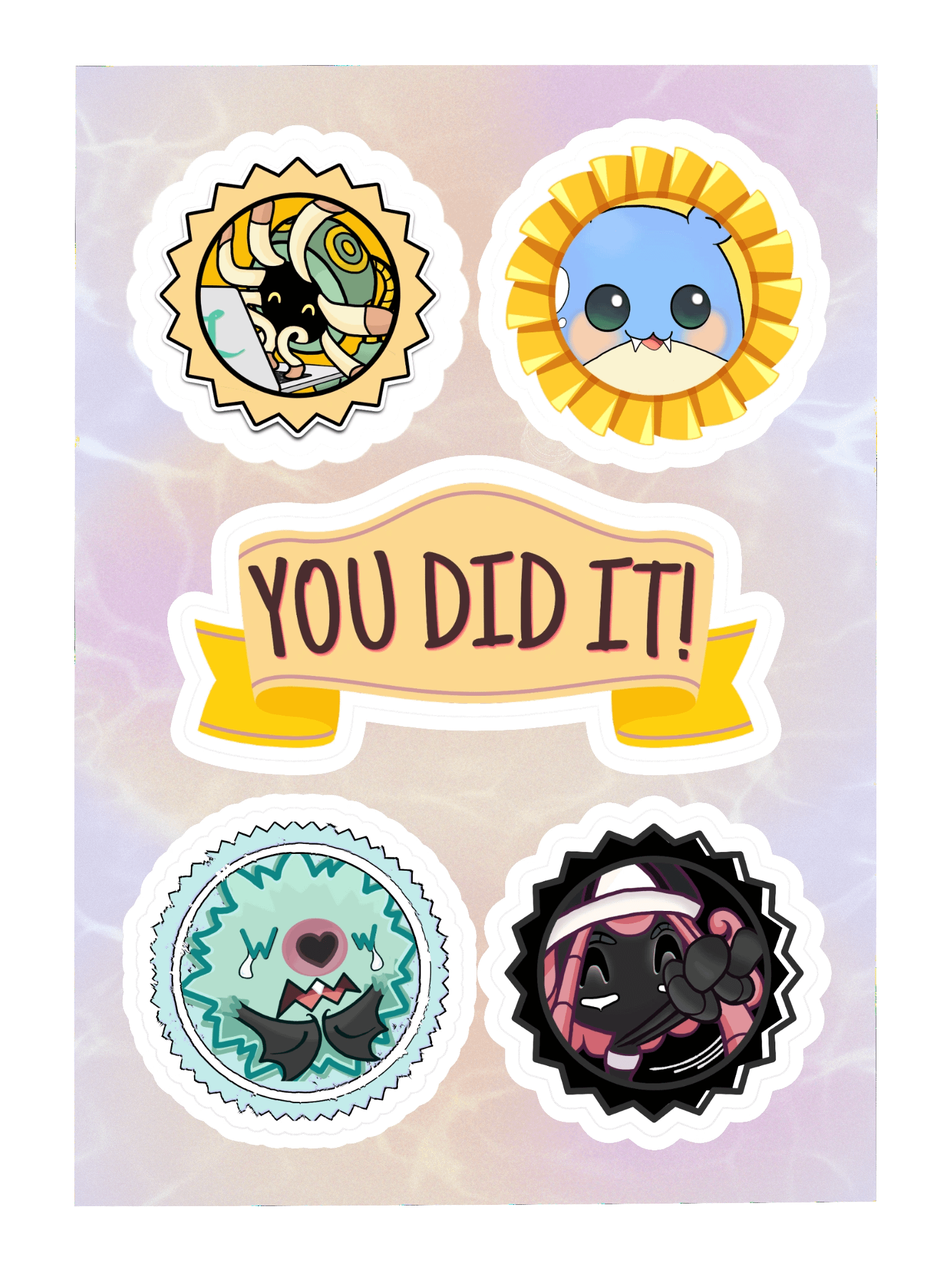 YOU DID IT! Sticker Sheet product image (3)