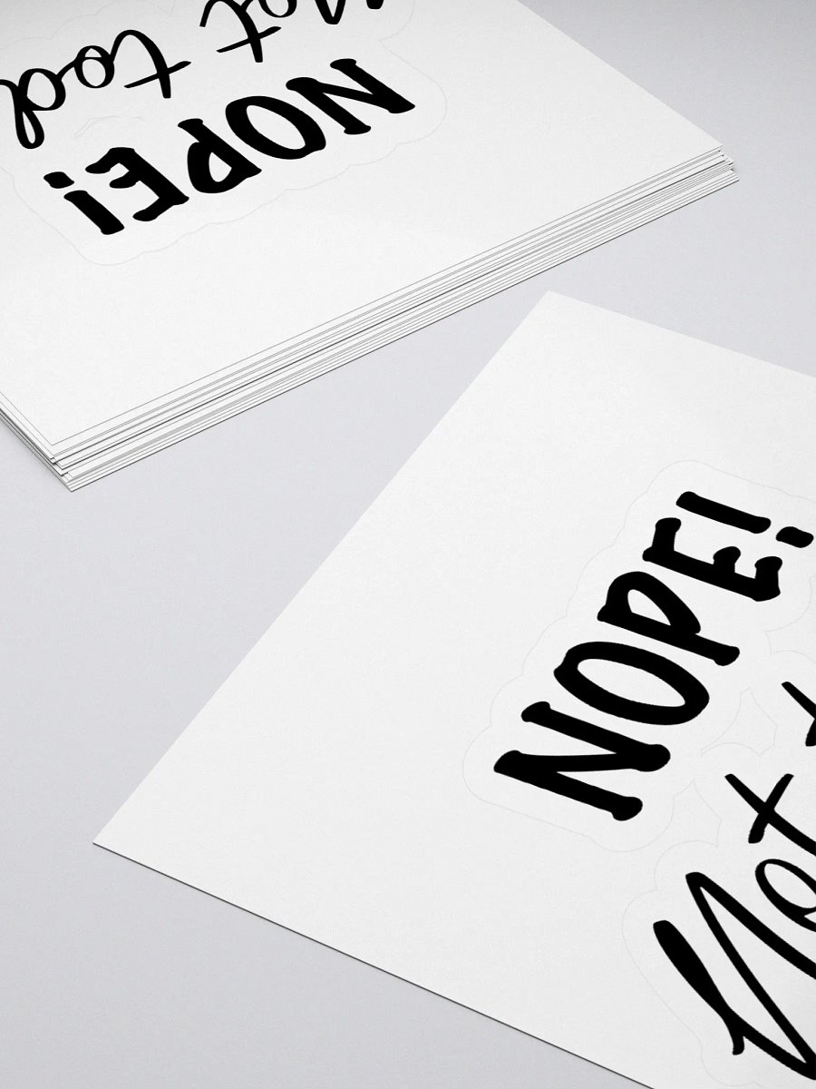 NOPE! Stickers product image (12)