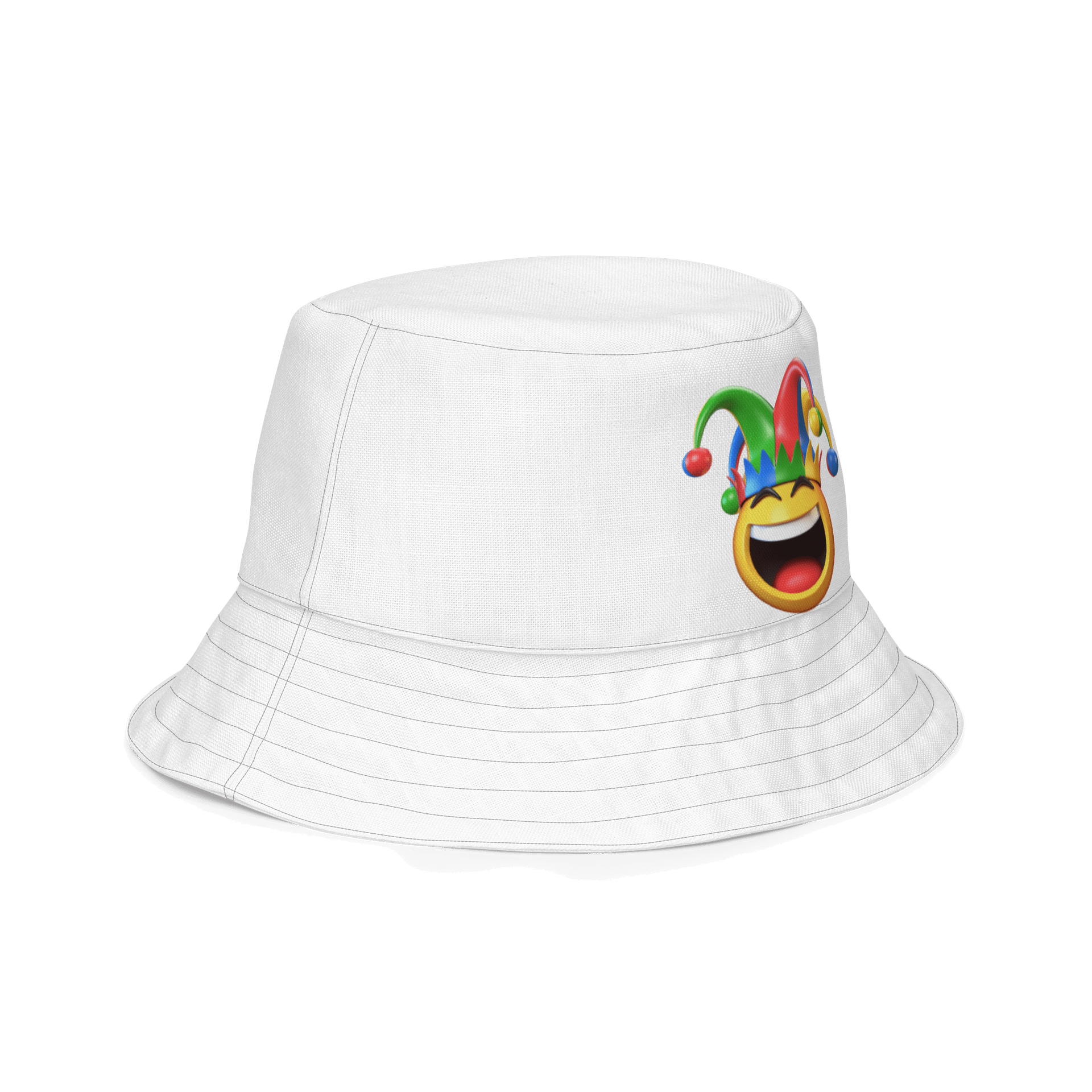 Jester Emoji Reversible Bucket Hat product image (2)
