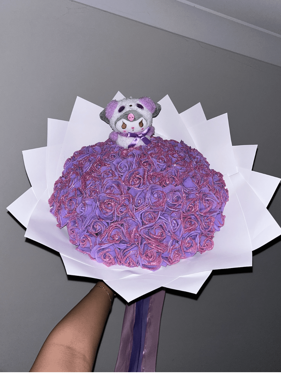 Purple Glitter Bouquet product image (4)