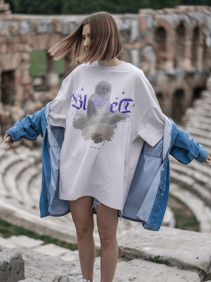 Ethereal Neon Heart T Shirt Gothic Fantasy Graphic product image (2)