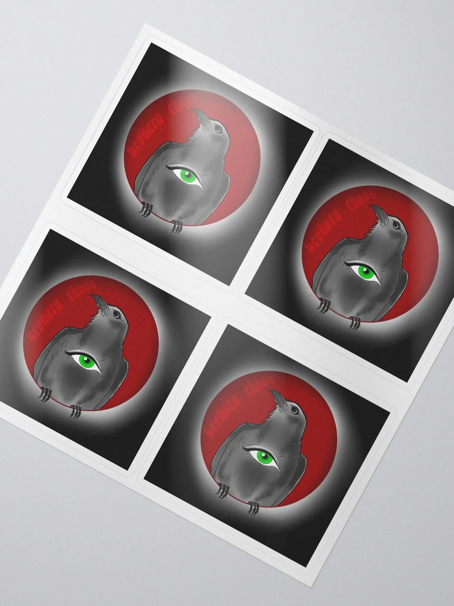 Keshara's Raven 4 Piece Sticker product image (2)
