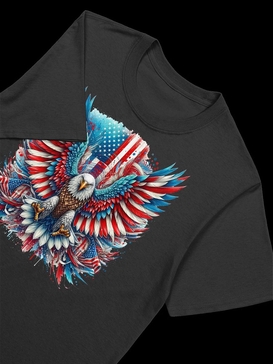 Patriotic Bald Eagle Art-American Flag Integrated Design T-Shirt product image (15)