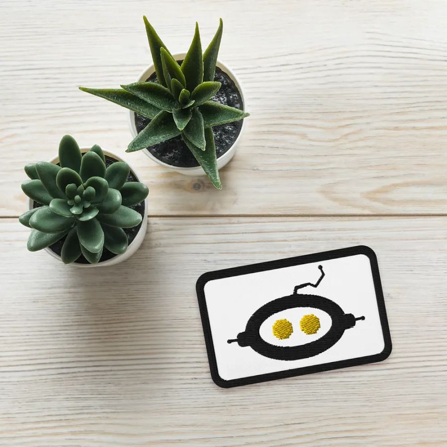 Robot Icon Patch Rectangular product image (4)