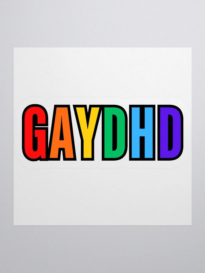 gayDHD Sticker product image (1)