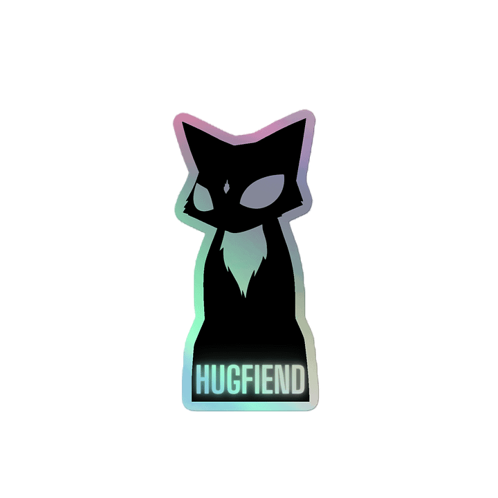 Minimalist Ube Holographic Sticker product image (2)