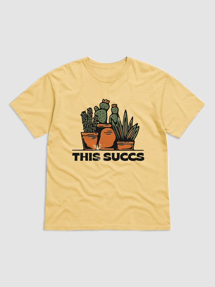 This Succs | Funny Retro-Style Hipster T-Shirt of Succulent Plants for Gardening and Plant Lovers product image (2)