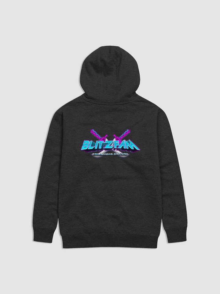 Black hoody Ninja left and back logo product image (2)