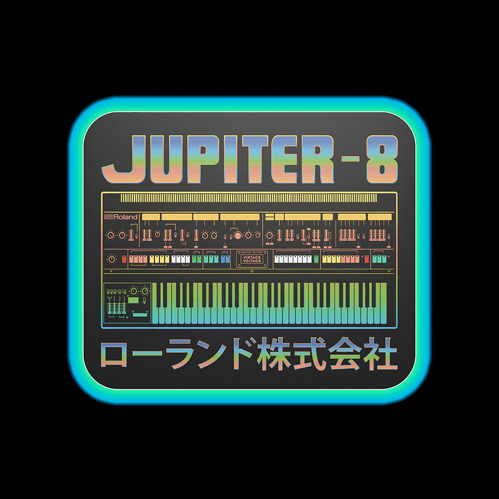 Jupiter 8 - Mouse Mat (Roland JP-8 Classic Synthesizer) by Vintage Voltage product image (1)