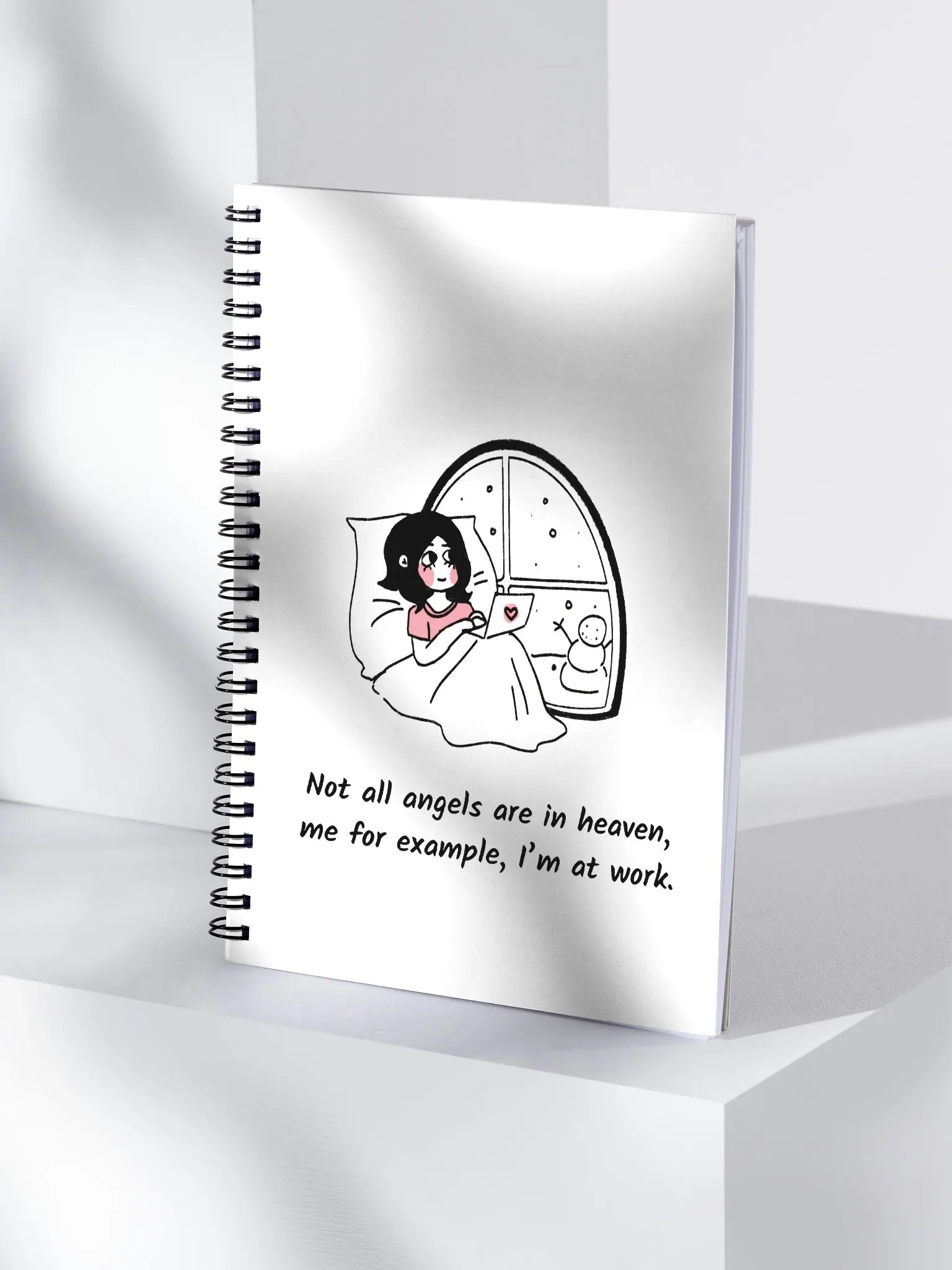 Angels At Work Notebook - 140 dotted pages product image (4)