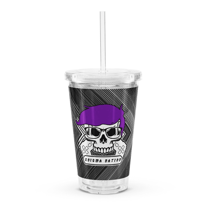 Enigma Nation Double Wall Clear Plastic Tumbler (16 oz) product image (1)