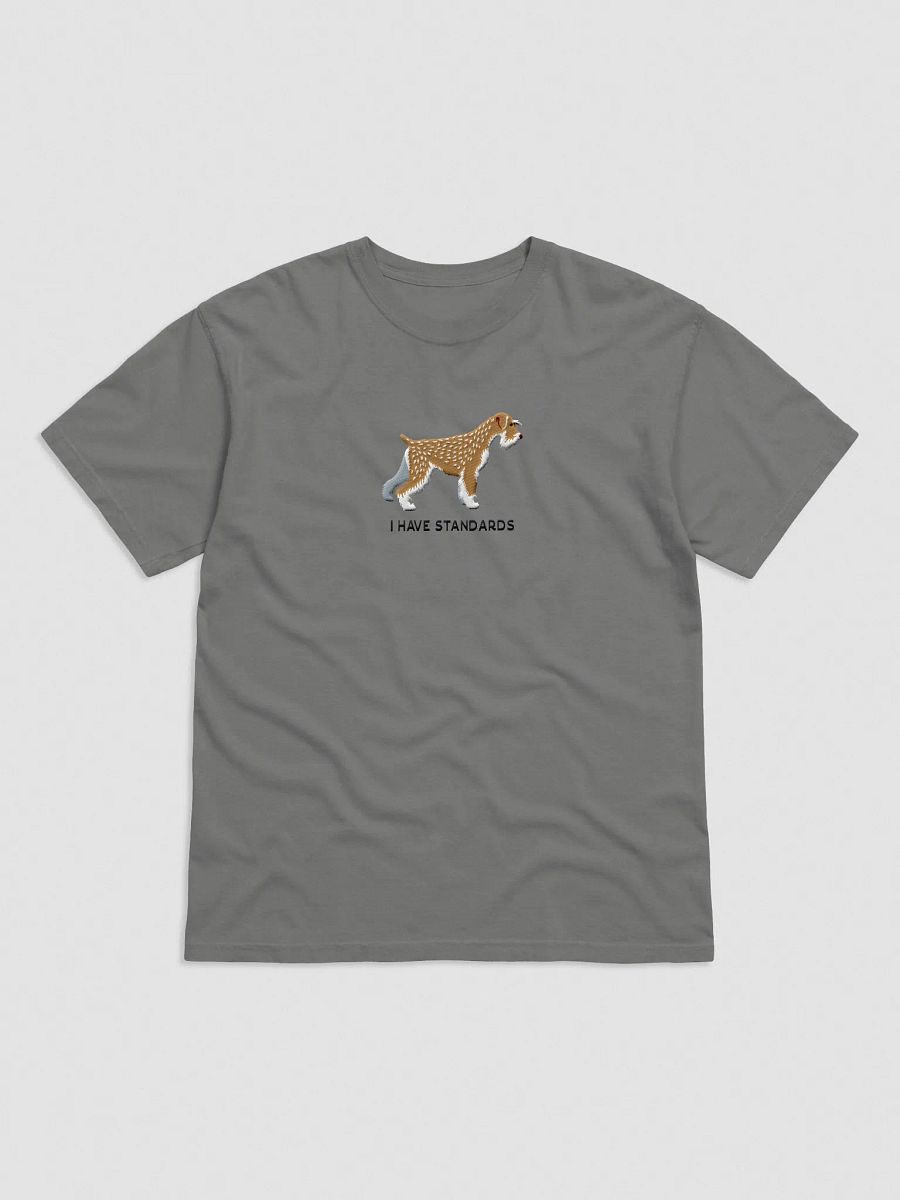 I Have Standards T-Shirt(Embroidered) of a Standard Schnauzer(Wheaten) product image (6)