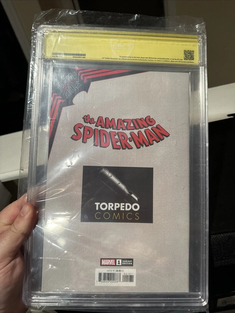 King in Black: Spider-Man #1 Venompool Variant | Rob Liefeld Signed | CBCS 9.2 Yellow Label | Torpedo X-Force Exclusive product image (2)