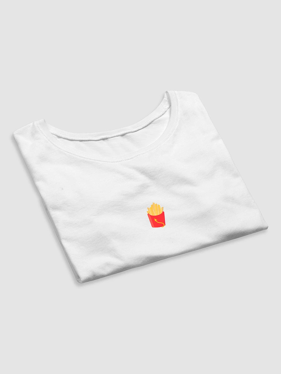French Fry Fan Club Cropped T-Shirt - White product image (5)