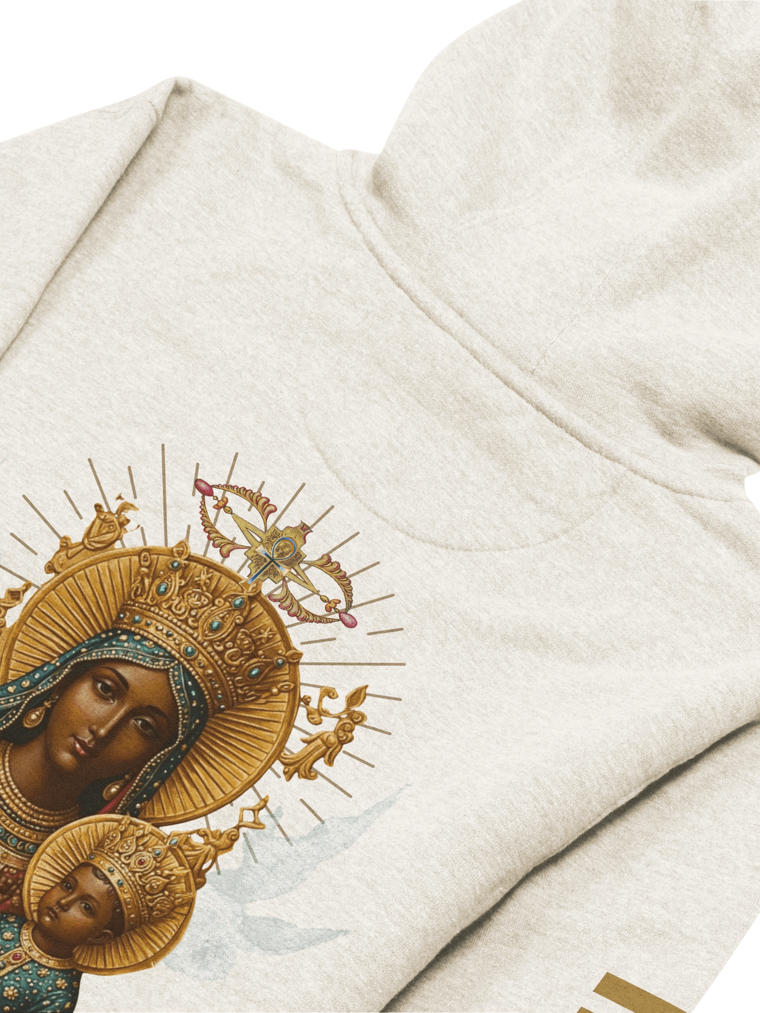 Mother Madonna & Child Classic Hoodie _ Holy Smoke Collection product image (12)
