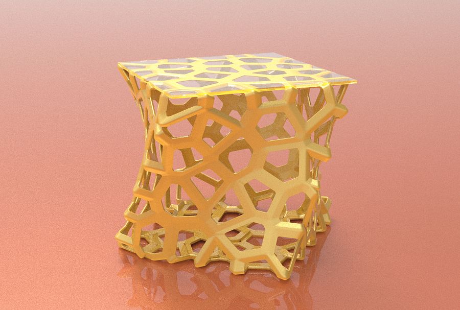 Weaverbird Voronoi Parametric Furniture Design Grasshopper Rhino Files Download product image (2)