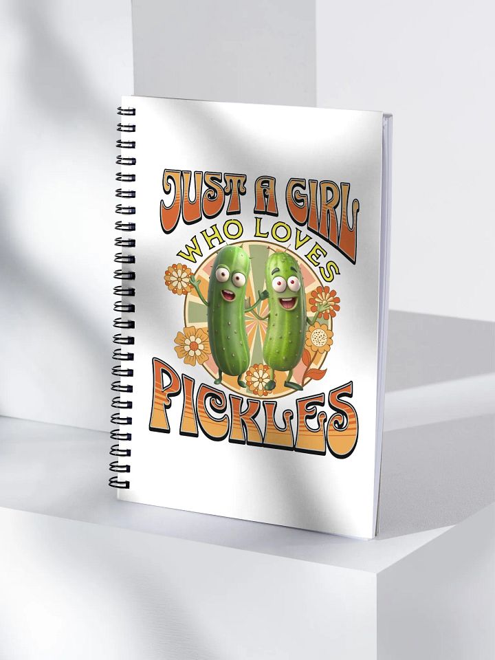 Just A Girl Who Loves Pickles Playful Notebook product image (1)