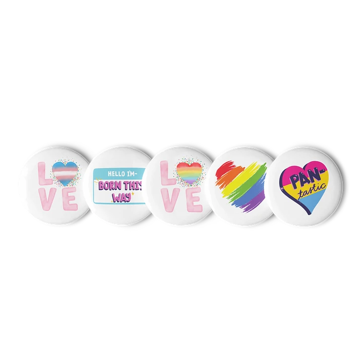 Pride Pin Buttons! product image (1)