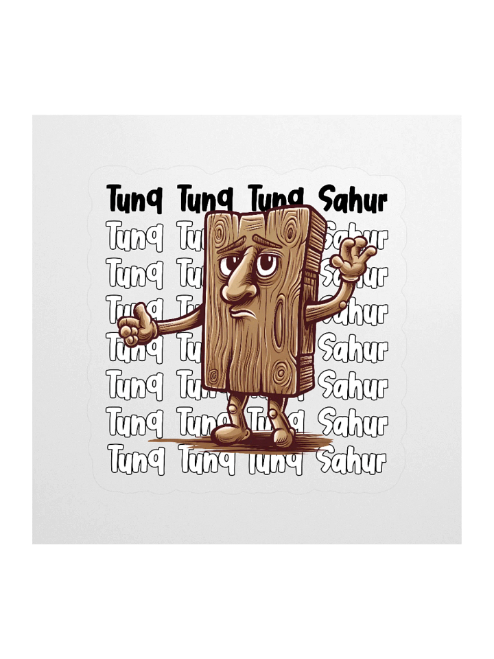 Tung Tung Tung Sahur cartoonish Italian brainrot sticker product image (1)