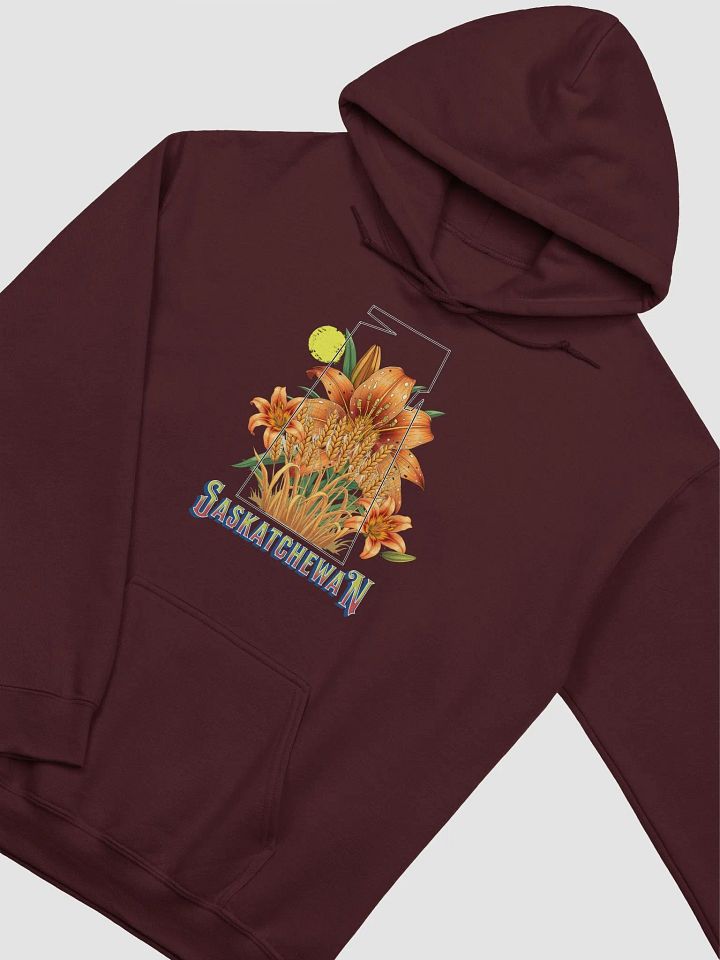 Saskatchewan Province Lily Floral Harmony Hoodie product image (10)