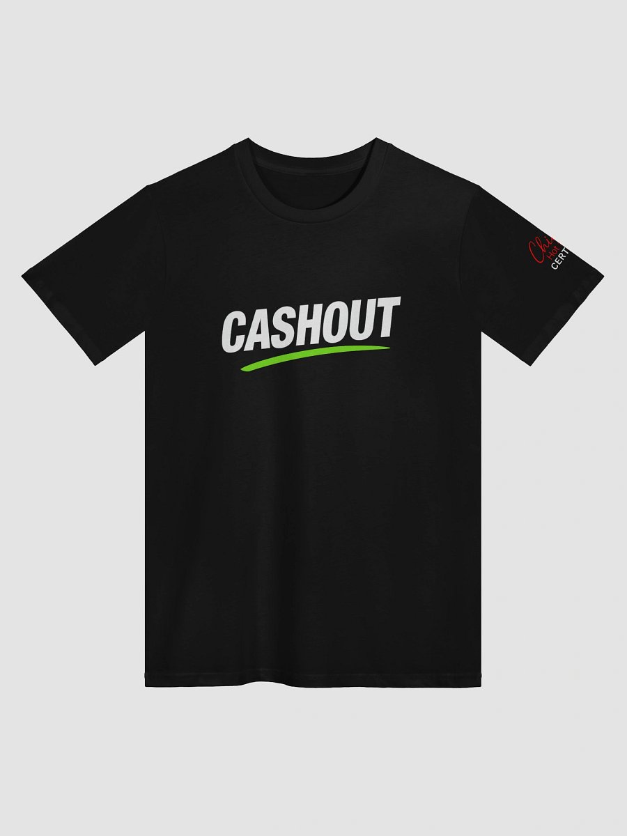 CASHOUT II - "Print and Sprint" Unisex Black Edition Tee product image (5)