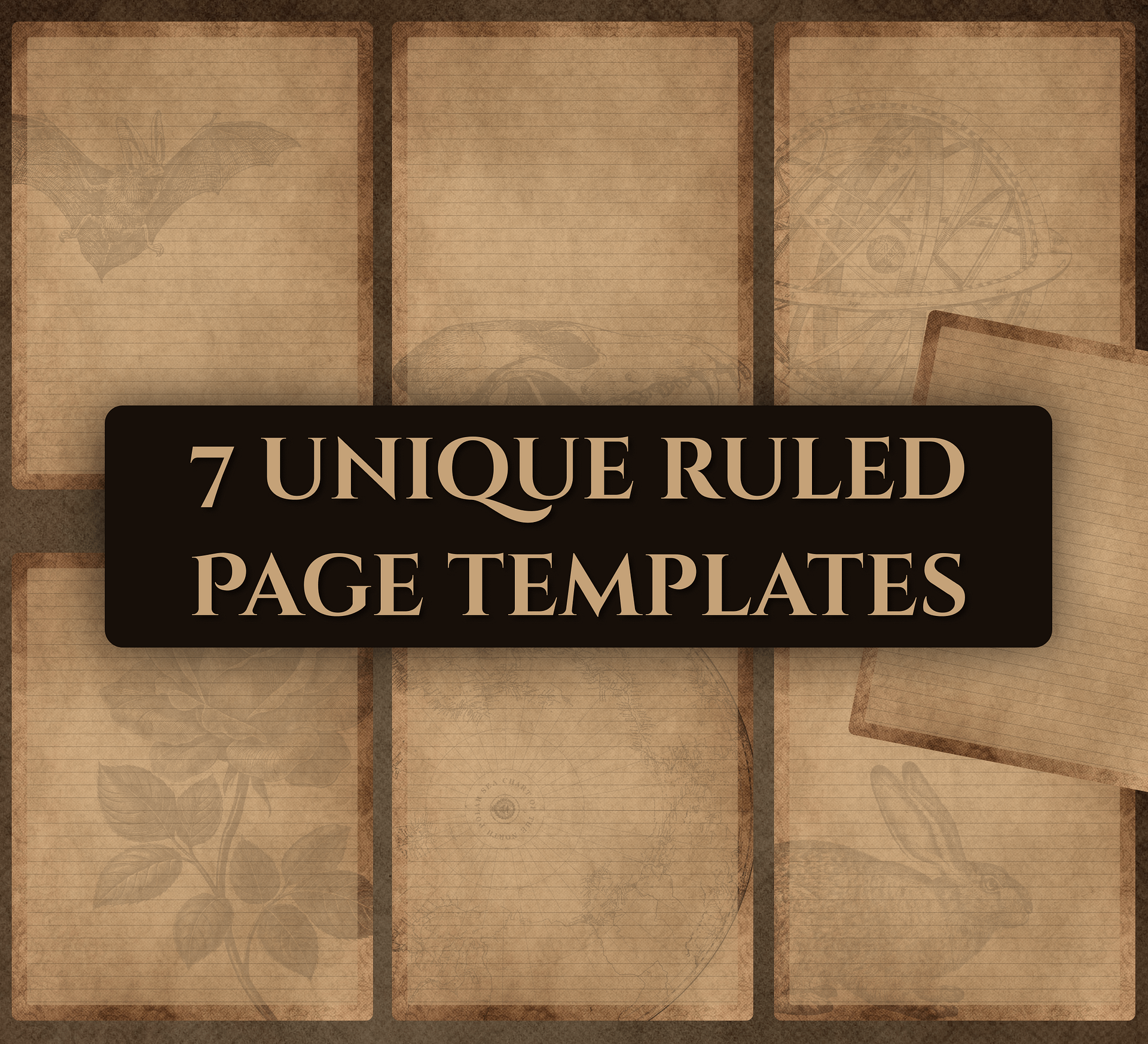 Vintage Daggerheart TTRPG Character Sheet and Journal product image (4)