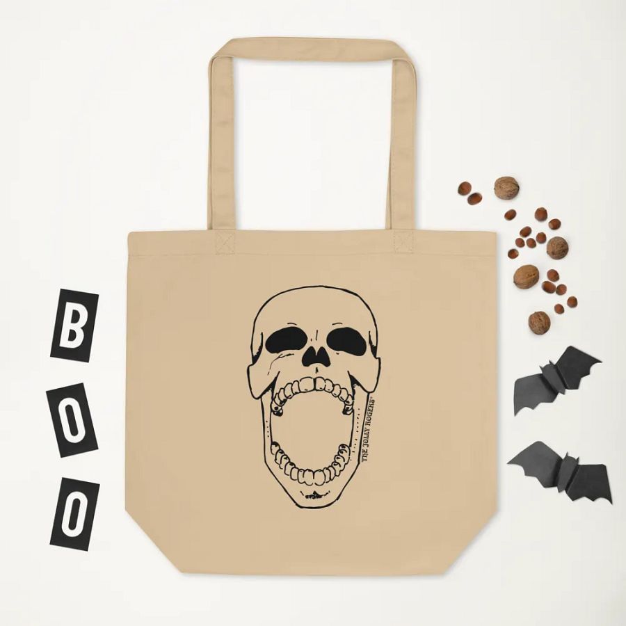 Screaming Skull Tote Bag product image (5)