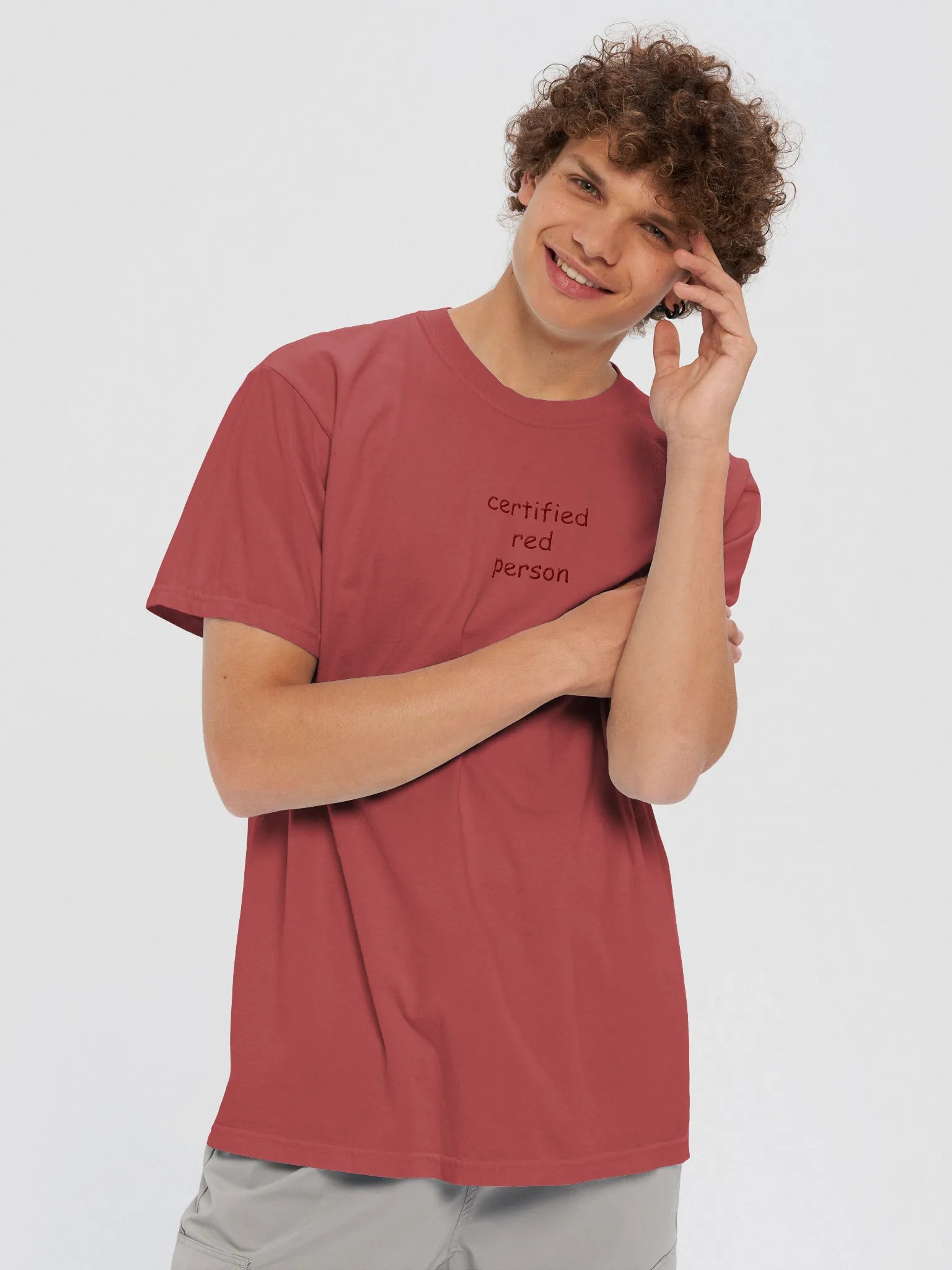 Certified Red Person Tee product image (9)
