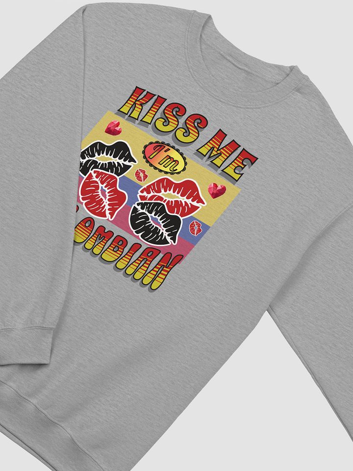 Kiss Me I'm Colombian Crewneck Sweatshirt product image (19)