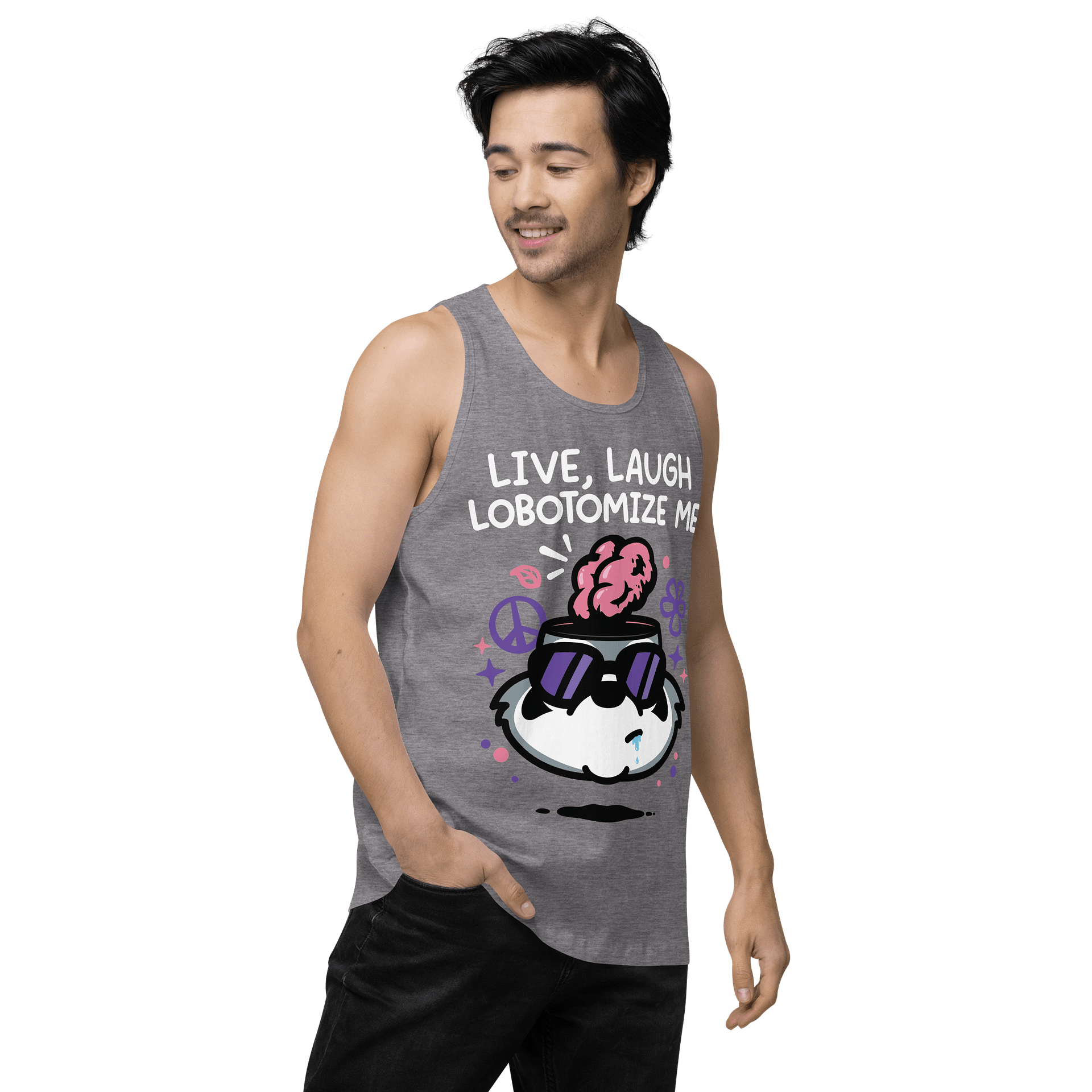 Live Laugh Lobotomize Men's Tank Top product image (62)